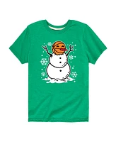 Hybrid Big Boys Santa Basketball Graphic Tee