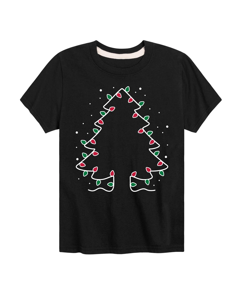 Hybrid Big Boys Lights Tree Graphic Tee