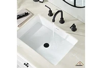 Casainc 8 Inch Widespread 2-Handle Bathroom Sink Faucet with Drain Assembly