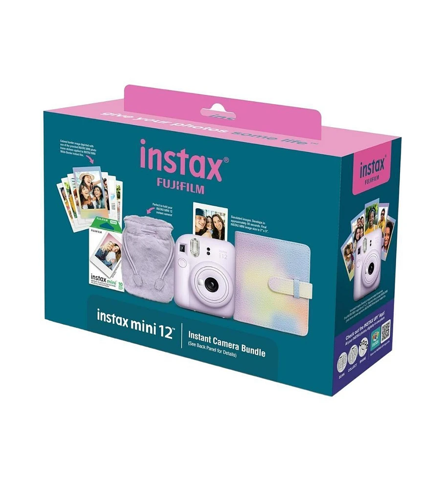 Fujifilm Instax Mini 12 Purple Holiday Bundle 2024