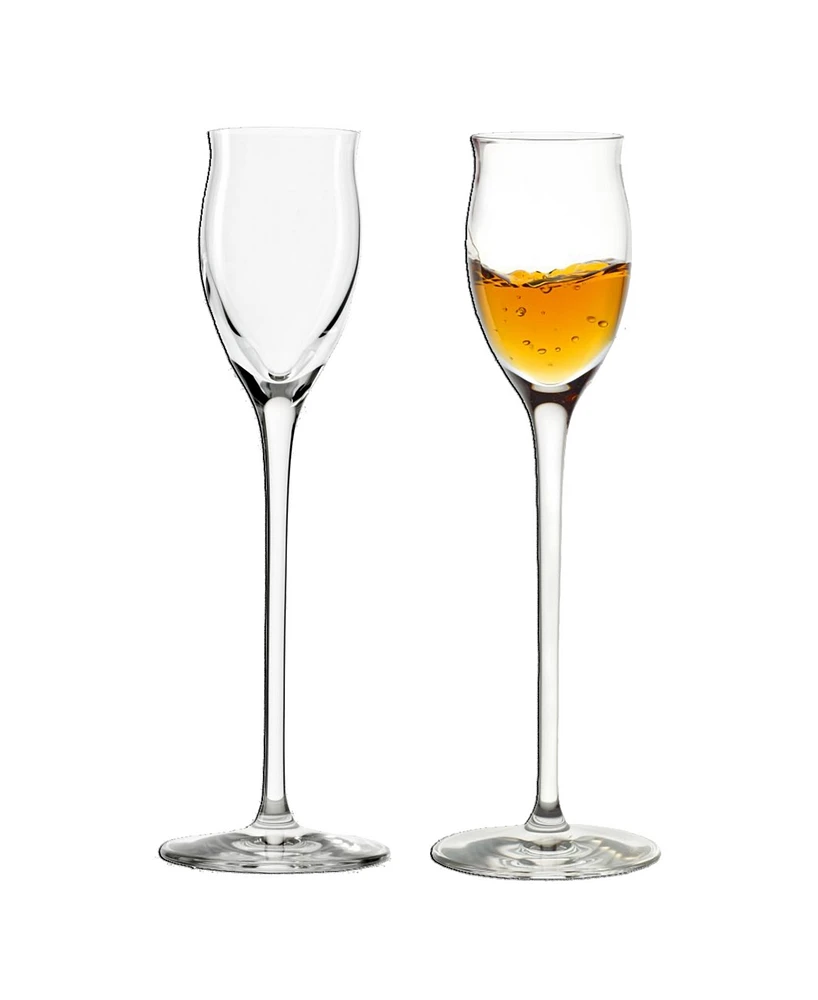 Stolzle Lausitz Quatrophil Grappa Liqueur Glasses, Set of 2