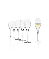 Stolzle Lausitz Symphony Champagne Flutes, Set of 6