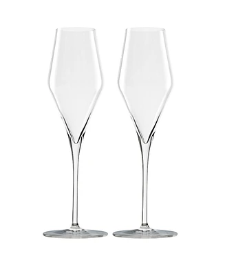 Stolzle Lausitz Highlight Led Champagne Flutes, Set of 2