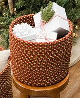 Colonial Mills Holiday-Vibes Diamond Weave Basket