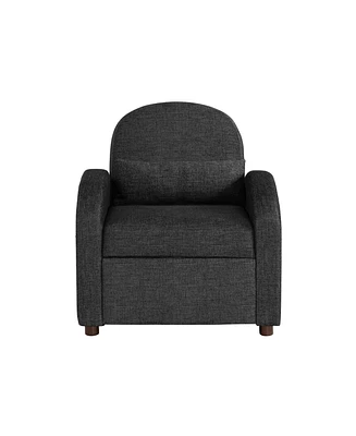 Serta 35.2" Polyester Toluca Convertible Chair