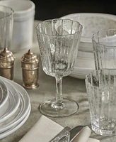 Laura Ashley Red Wine Glasses, Set of 4