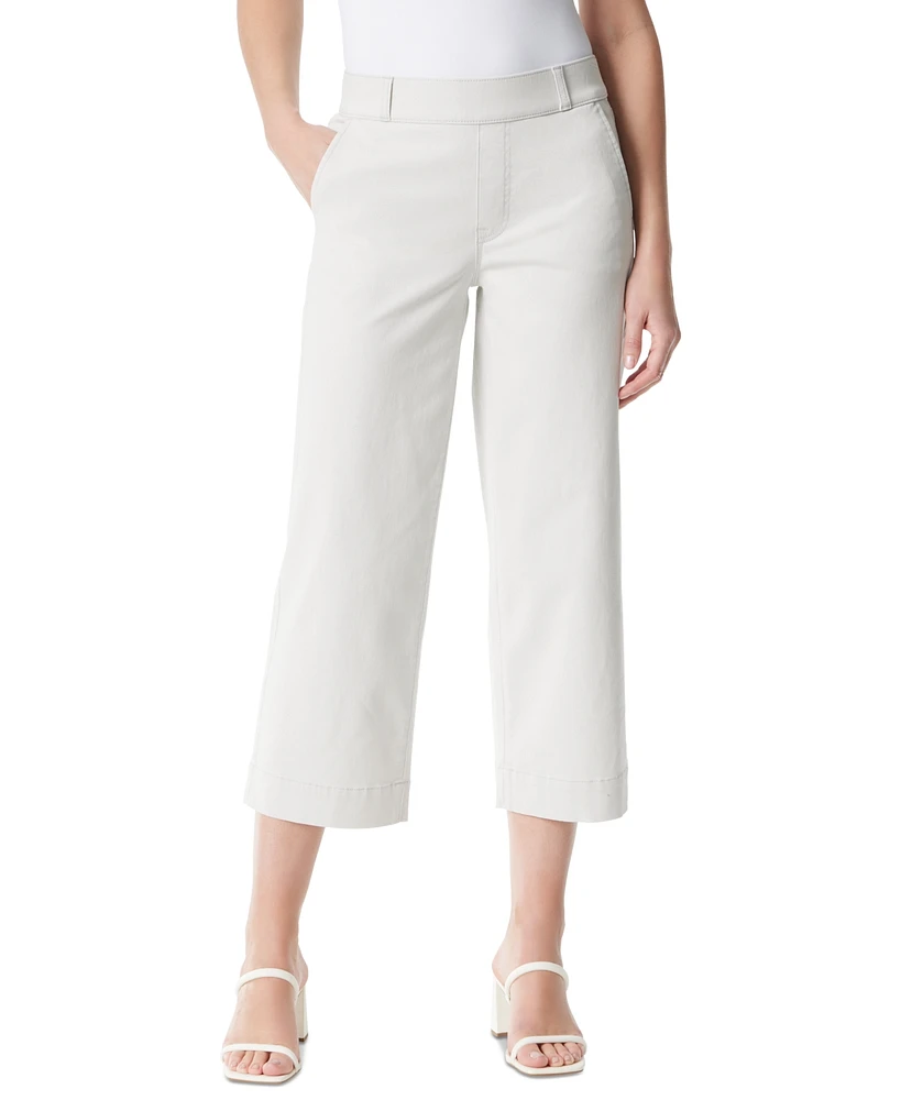 Gloria Vanderbilt Women's Shape-Effect Wide-Leg Cropped Pull-On Pants