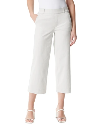 Gloria Vanderbilt Women's Shape-Effect Wide-Leg Cropped Pull-On Pants