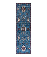 Adorn Hand Woven Rugs Serapi M1999 2'9"x9'9" Runner Area Rug