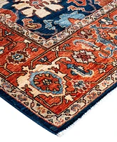 Adorn Hand Woven Rugs Serapi M1999 6'1"x9' Area Rug