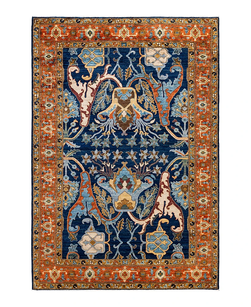 Adorn Hand Woven Rugs Serapi M1999 6'1"x9'1" Area Rug