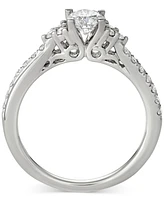 Diamond Engagement Ring (3/4 ct. t.w.) in 14k White Gold