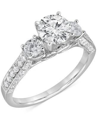 Diamond Three Stone Engagement Ring (1-3/4 ct. t.w.) in 14k White Gold