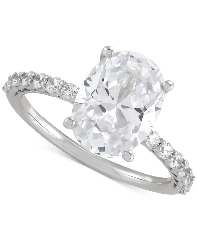 Grown With Love Certified Lab Grown Diamond Engagement Ring (3-1/2 ct. t.w.) in 14k White Gold