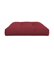 vidaXL Pallet Cushion Wine Red 47.2"x31.5"x4.7" Fabric