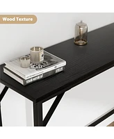 gaomon Console Table with Power Outlets & Usb Ports