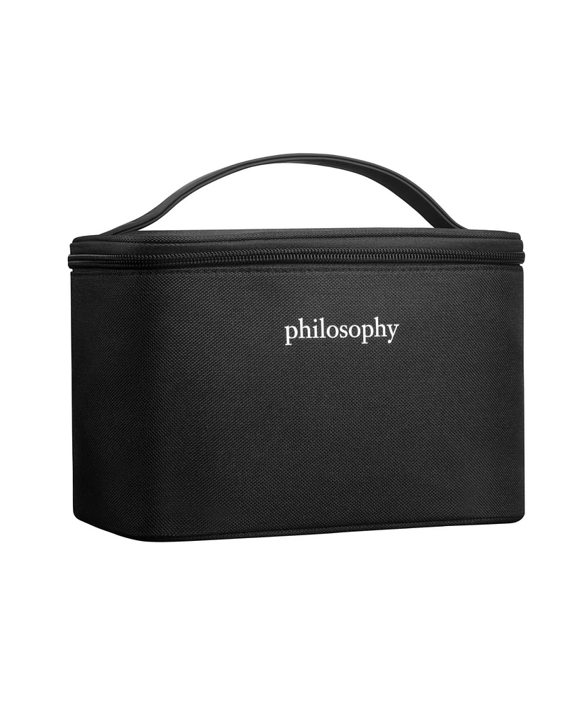 Free Philosophy Cosmetic Case with any $50 Philosophy purchase!