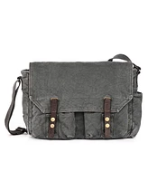 Tsd Brand Coastal Canvas Messenger Bag