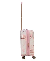 Thalia Sodi Marble Swirl 22" Carry-on Expandable Luggage
