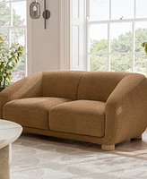 Furniture of America 68" Waxley Chenille 2-Seater Slope Arm Loveseat