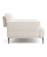 Furniture of America 44" Orlandi Chenille Arm Chair with Extendable Backrest