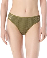 Carmen Marc Valvo Women's Crochet Bikini Bottoms