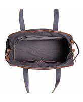 Tsd Brand Stone Creek Waxed Canvas Weekender