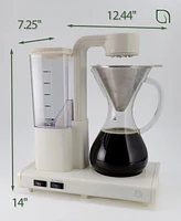 Willow Kitchen Artisan Brew Automatic Pour Over Coffee Maker- Blooming Technology