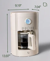 Willow Kitchen 12 Cup Coffee Maker – Programmable Brewing Options with Timer, Beautiful Design, Glass Pot