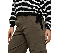 Sanctuary Women's Striped Side-Tie Sweater