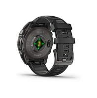 Garmin fenix 8 47mm, Amoled, Saphire, Carbon Gray Titanium Black, Black/Pebble Gray Band