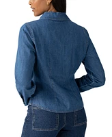 Sanctuary Women's Dream Girl Snap-Front Denim Shirt