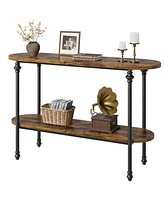 gaomon Entryway Table, 43.3" Console Table with Storage