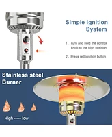 Sugift Garden Propane Standing Lp Gas Steel Accessories Heater