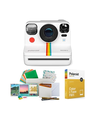 Polaroid Now+ Instant Camera Generation 2 (White) w/Film Kit & Color InstantFilm