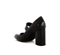 London Rag Primula Block Heel Mary Jane Sandals