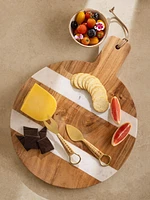 Gauri Kohli Mandawa Cutting Board - Gray, 23"