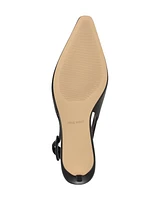 Nine West Women's Yurri Kitten Heel Dress Slingback Pumps