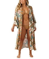 O'Neill Women's Jackey Printed Kimono Swim Cover-Up