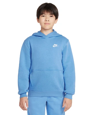 Nike Sportswear Big Kids Club Fleece Pullover Hoodie