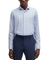 Boss by Hugo Men's Performance-Stretch Regular-Fit Shirt