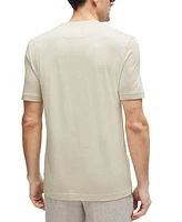 Boss by Hugo Men's Mixed Structures Regular-Fit T-Shirt