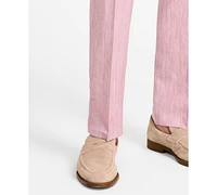 Michael Kors Men's Classic Fit Pink Suit Pants