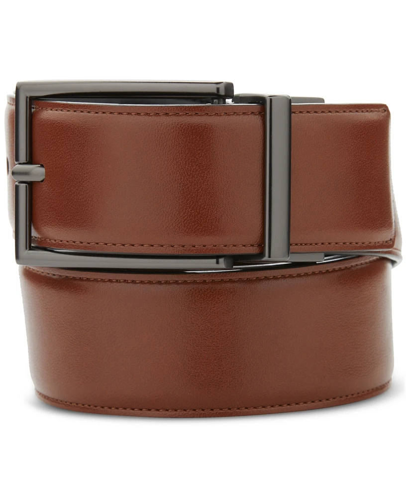 Perry Ellis Portfolio Men's Bonded Leather Belt