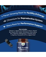 Nature's Craft Men's Fertility Capsules, CoQ10 Maca Root Methyl Folate & D-Aspartic Acid for Enhanced Count Motility & Fertility Support, Nature's Cra