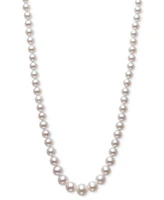 Graduated Cultured Freshwater Baroque Pearl (3 - 8-1/2mm) 18" Strand Necklace