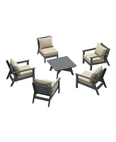WestinTrends Outdoor -Piece Modular Sectional Patio Furniture Sofa Set
