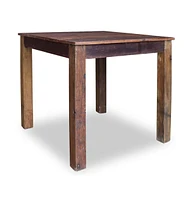 vidaXL Dining Table Mixed Recycled Wood 32.3"x31.5"x29.9"