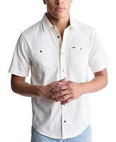 Men's Sagrino Relaxed-Fit Button-Down Utility Shirt