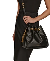 Donna Karan New York Plainview Chain Drawstring Crossbody Bag